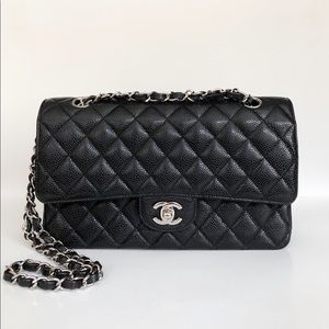 ❌SOLD❌Chanel Classic M/L Caviar Flap Bag w/ SHW
